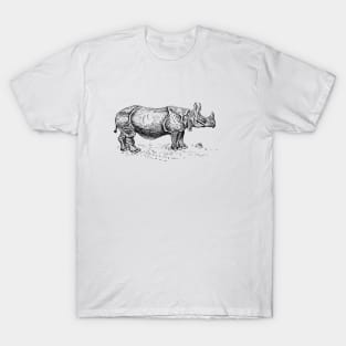 Rhinoceros staring out.... T-Shirt